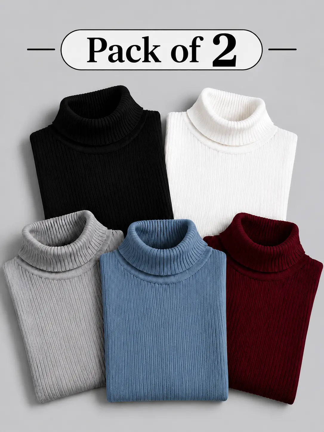 Combo of 2 Highneck | Unisex
