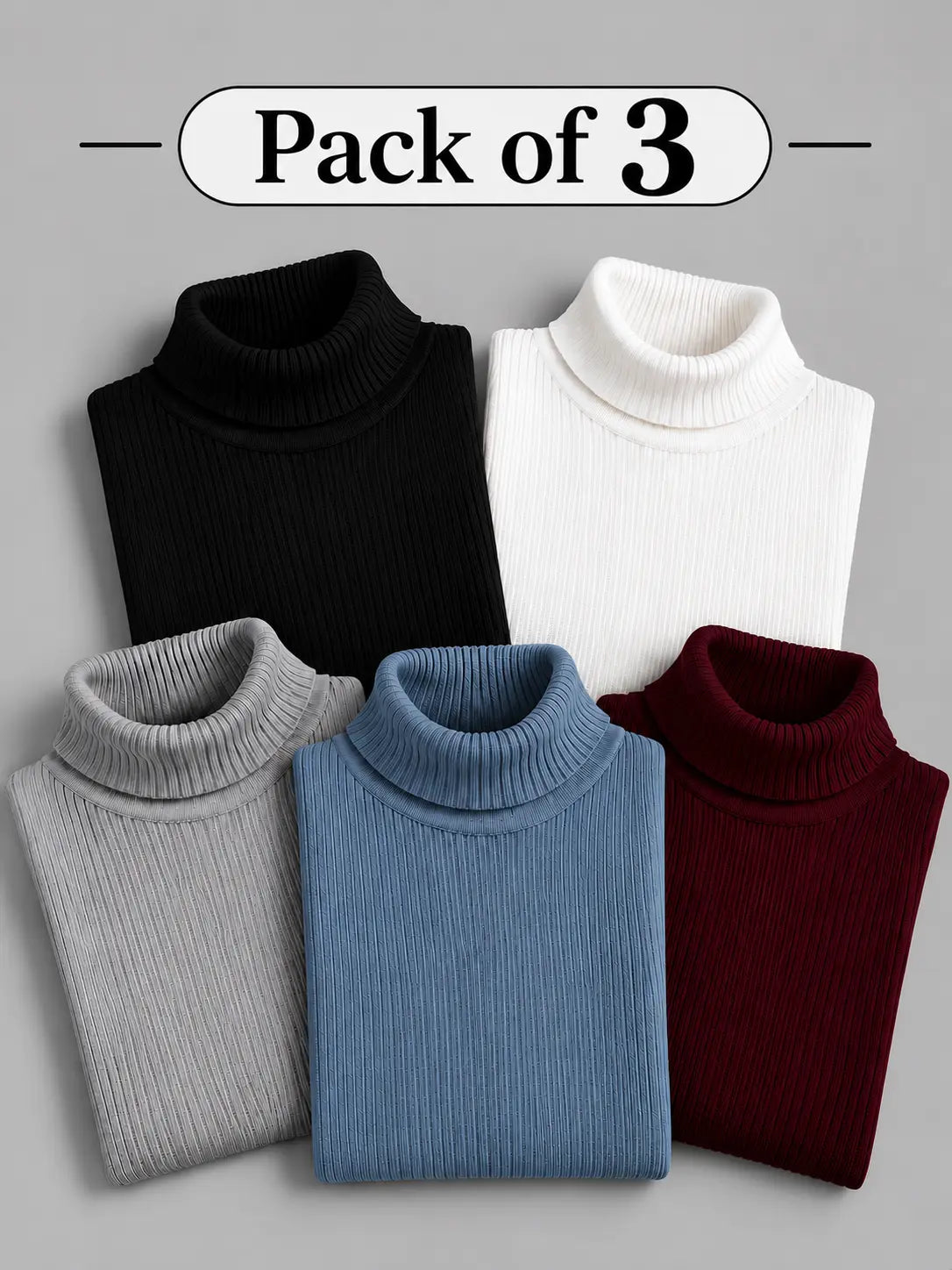 Combo of 3 Highneck | Unisex