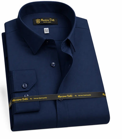 Navy Blue Dress Shirt