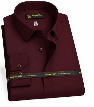 Maroon Dress Shirt