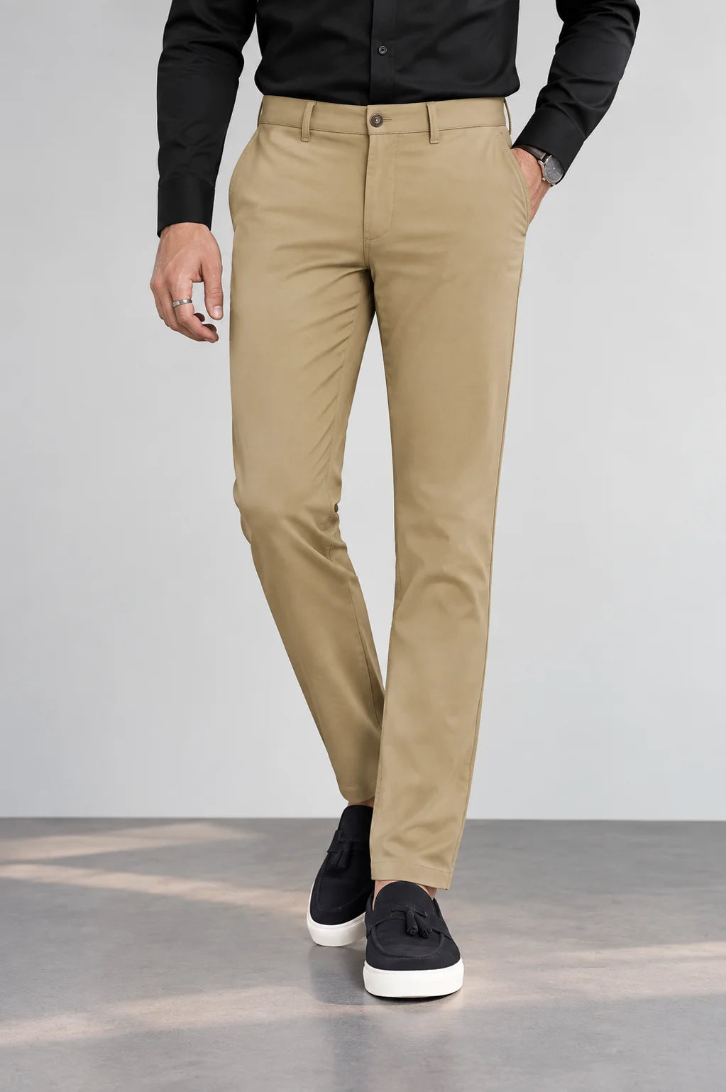 Khaki Cotton Chino