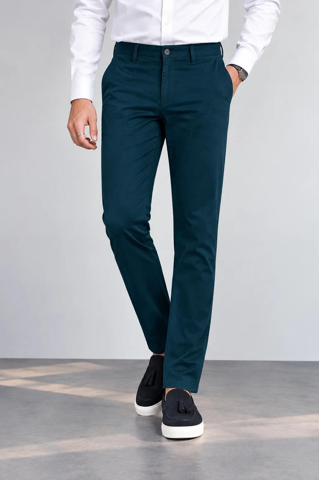 Zinc Cotton Chino