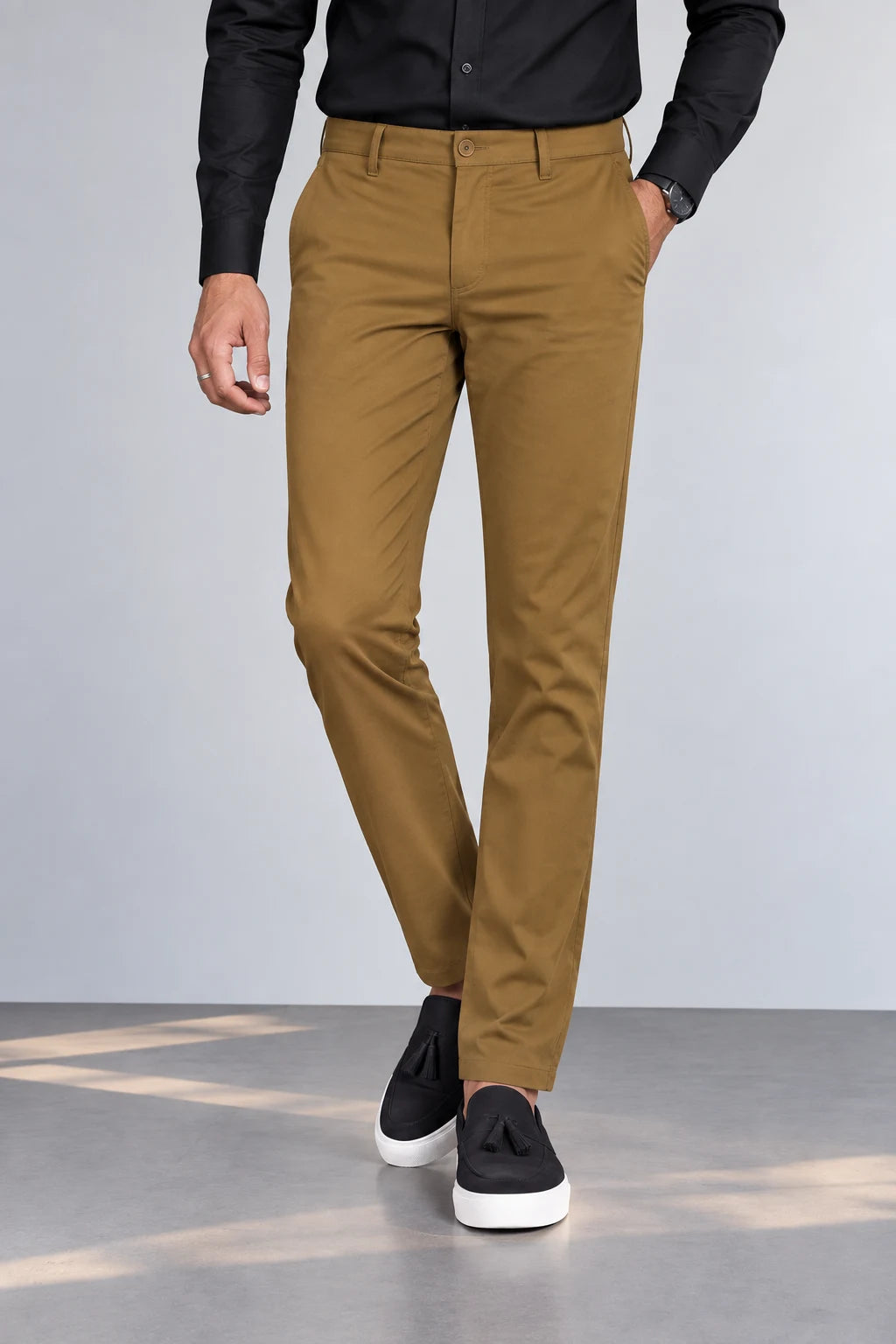 Camel Cotton Chino