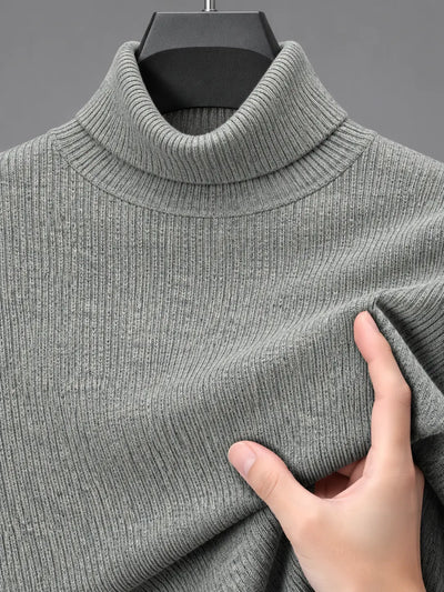 Ribbed Highenck | Grey | Unisex