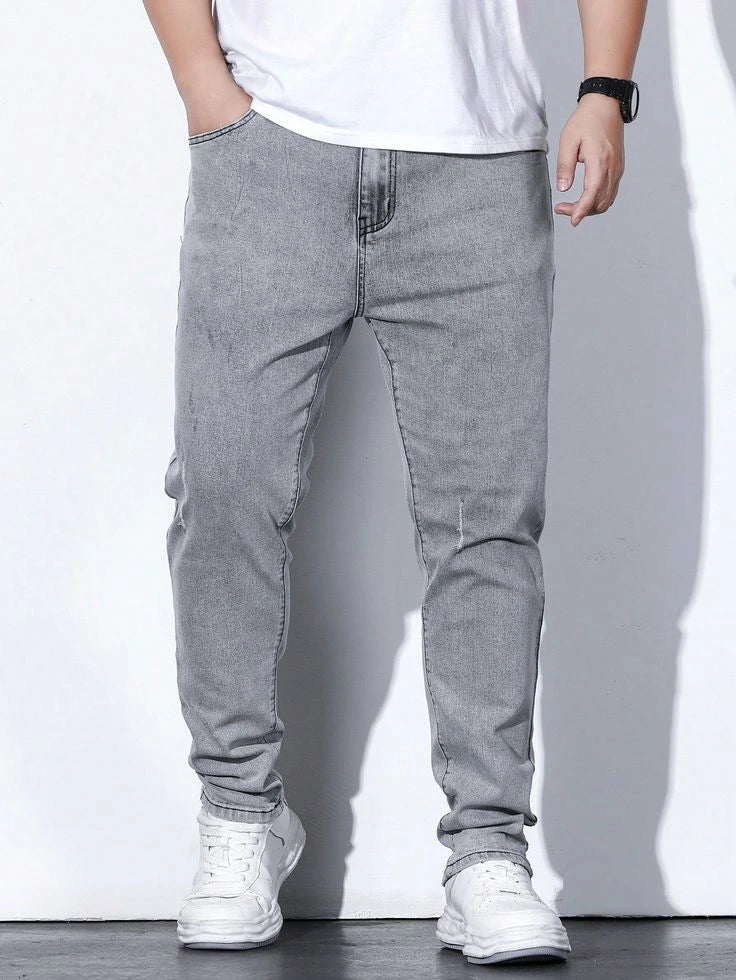 Grey Denim Jeans