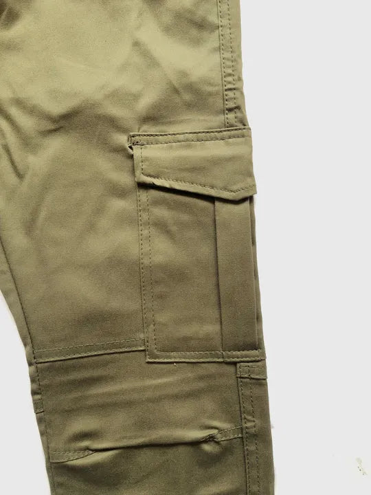 Olive Green Cargo Trouser