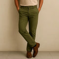 Olive Cotton Chino