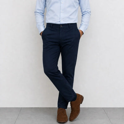 Navy Blue Cotton Chino