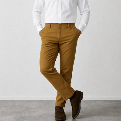 Camel Cotton Chino