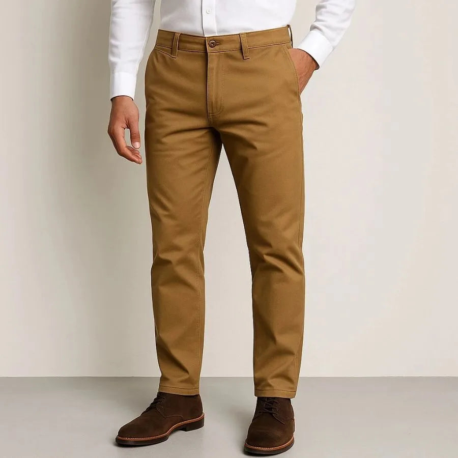 Camel Cotton Chino