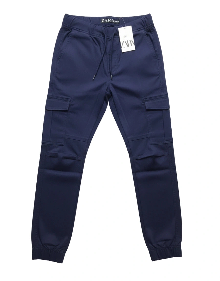 Navy Blue Cargo Trouser