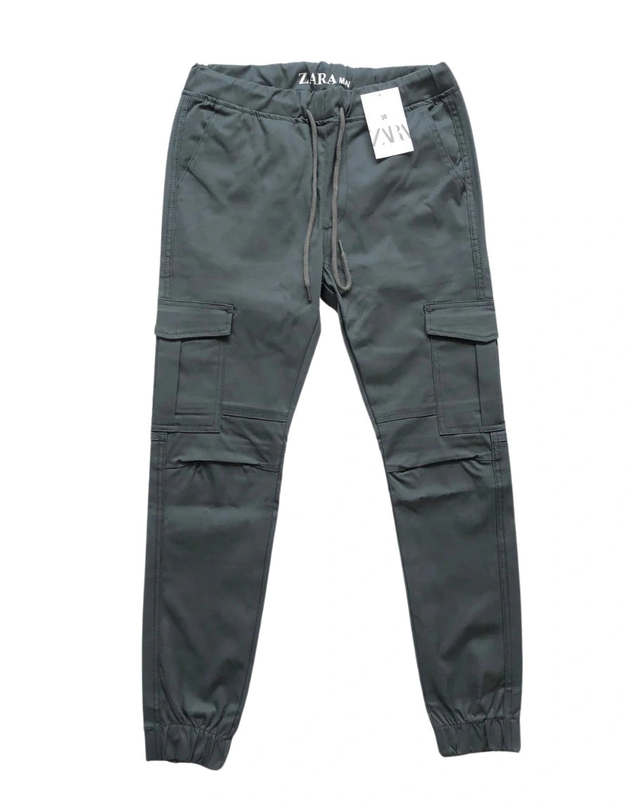 Dark Grey Cargo Trouser