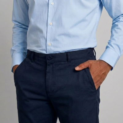 Navy Blue Cotton Chino