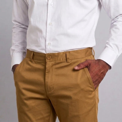 Camel Cotton Chino